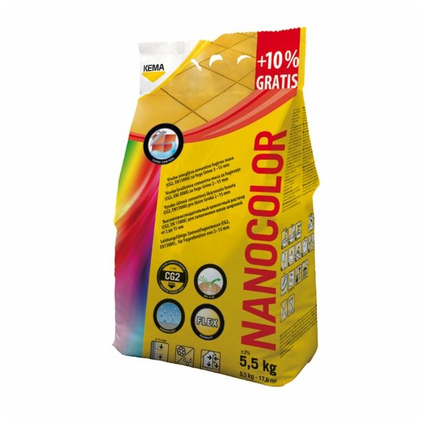 FUGIRNA MASA KEMA NANOCOLOR N07 5.5 KG SVETLO SIVA