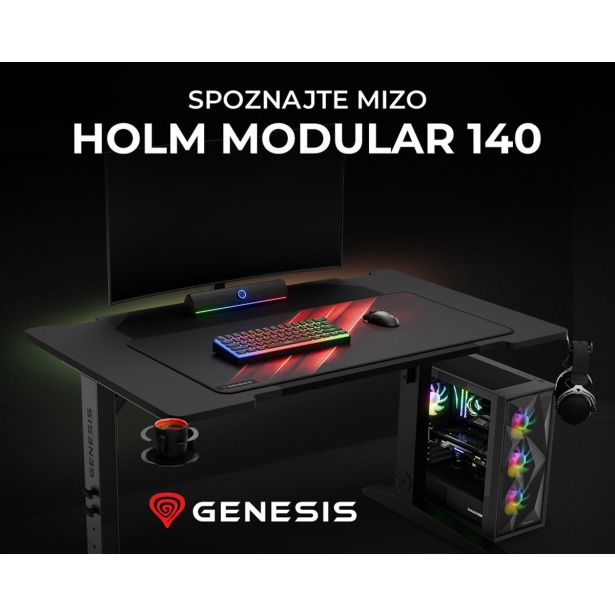 GAMING MIZA GENESIS HOLM MODULAR 140 PISARNIŠKA - GAMING