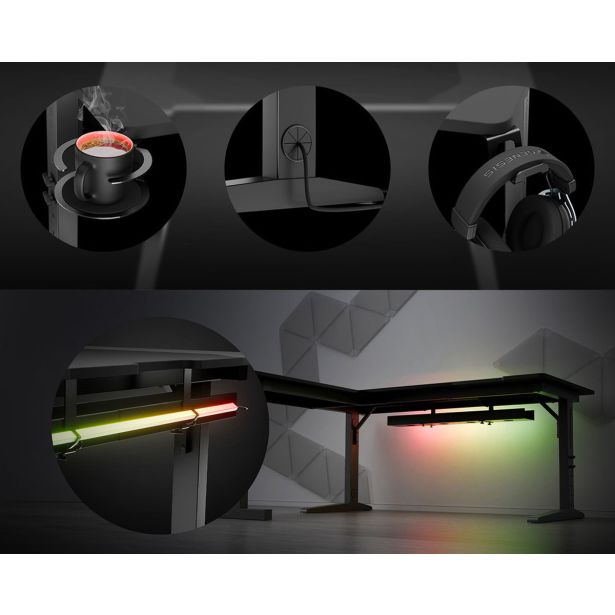 GAMING MIZA GENESIS HOLM MODULAR 160 CORNER PISARNIŠKA - GAMING