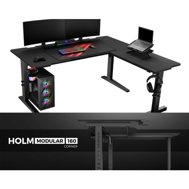 GAMING MIZA GENESIS HOLM MODULAR 160 CORNER PISARNIŠKA - GAMING