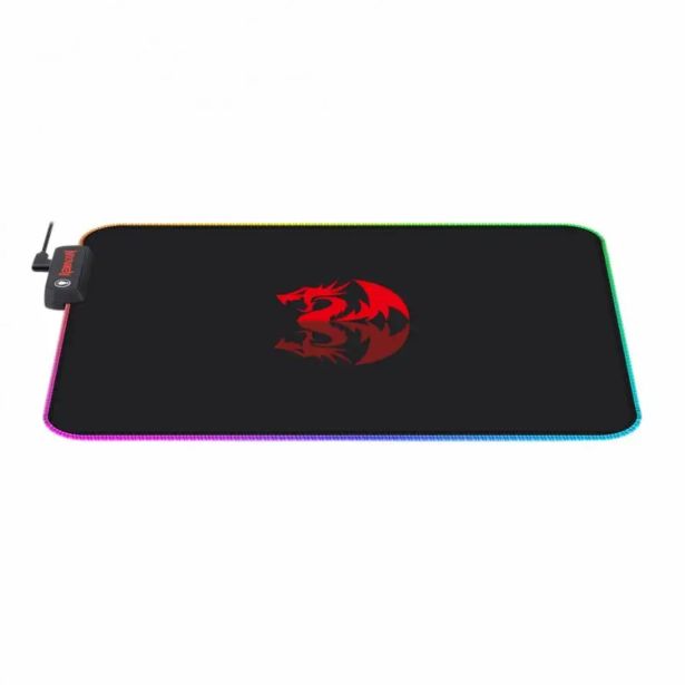 GAMING PODLOGA ZA MIŠKO REDRAGON PLUTO P026 - RGB, ČRNO-RDEČA