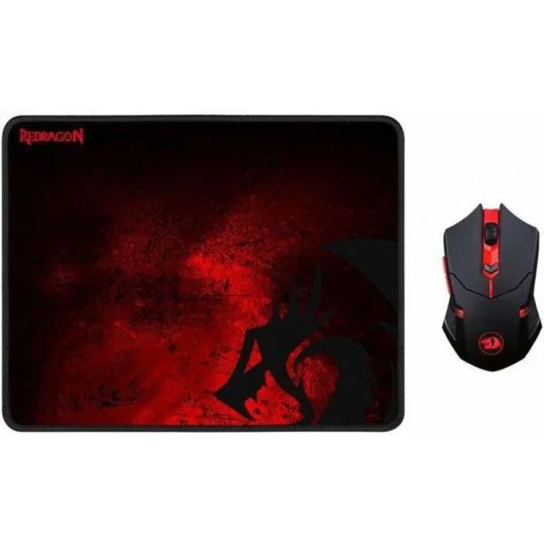 GAMING SET REDRAGON COMBO M601-WL (2 V 1) BREZŽIČNA MIŠKA + PODLOGA