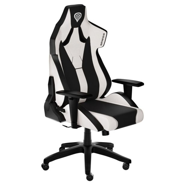 GAMING STOL GENESIS NITRO 650, BELO-ČRN