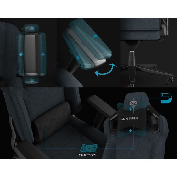 GAMING STOL GENESIS NITRO 800 GAMING - PISARNIŠKI