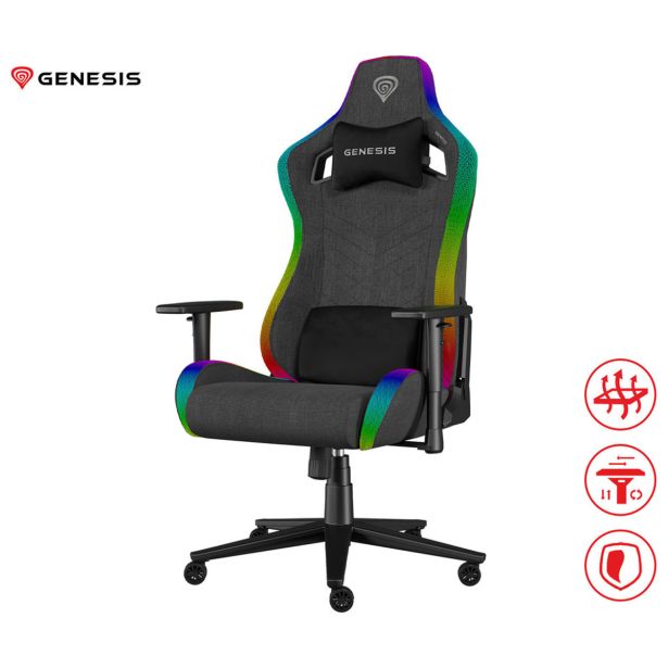 GAMING STOL GENESIS TRIT 660 RGB GAMING - PISARNIŠKI