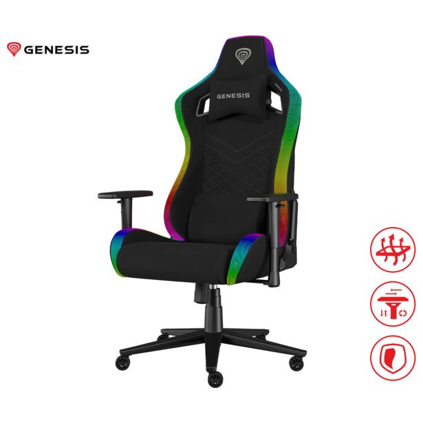 GAMING STOL GENESIS TRIT 660 RGB GAMING - PISARNIŠKI