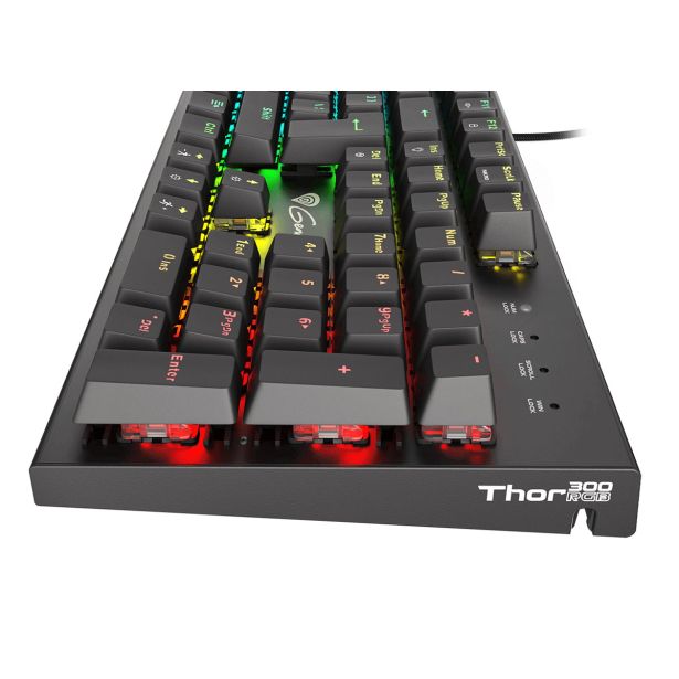 GAMING TIPKOVNICA GENESIS THOR 300 RGB ČRNA