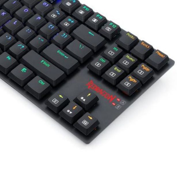 GAMING TIPKOVNICA REDRAGON APS TKL K607 RGB WIRED MEHANSKA, RDEČA STIKALA