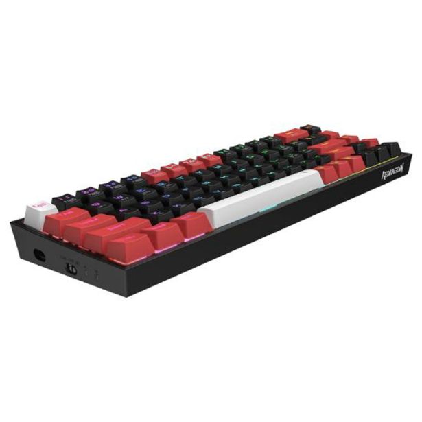 GAMING TIPKOVNICA REDRAGON CASTOR K631RGB PRO ŽIČNA/BREZŽIČNA, MEHANSKA