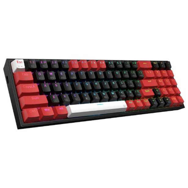 GAMING TIPKOVNICA REDRAGON POLLUX K628RGB PRO ŽIČNA/BREZŽIČNA, MEHANSKA