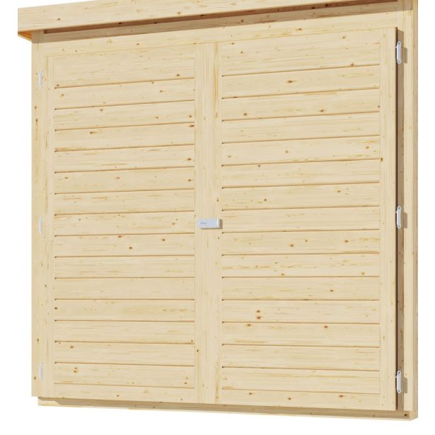 GARAŽA ZA KOLESA KARIBU BARVA LESA 162,5X216X167