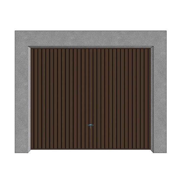 GARAŽNA VRATA NOVOFERM REES K 2500X2000 RJAVA DVIŽNA KOVINSKA