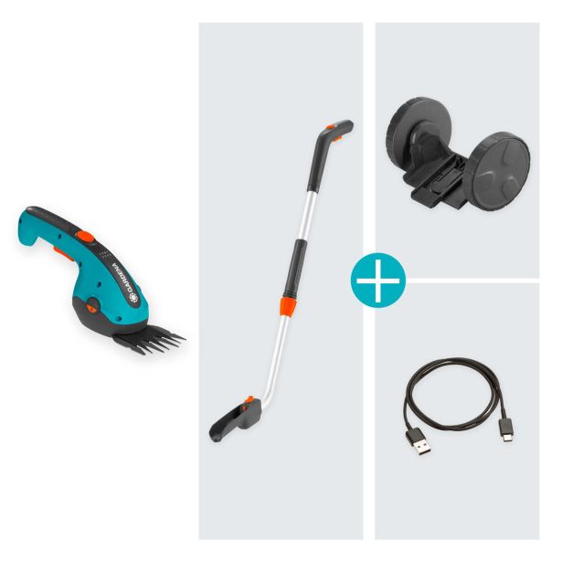GARDENA SET CLASSICCUT LI + DRŽALO + KOLESA