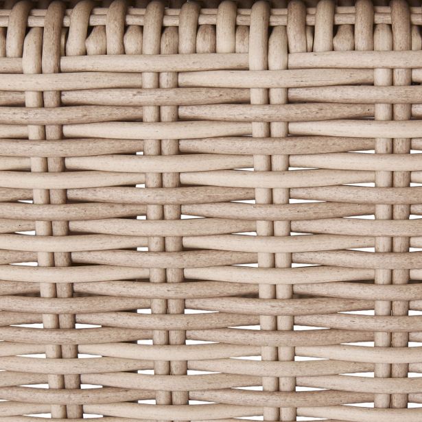 GARNITURA UMETNI RATAN NATERIAL KOTNA ALU, 2 TAB. + JED.MIZA