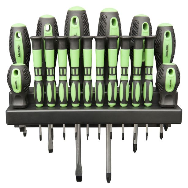 GARNITURA IZVIJAČEV ISKRA ERO HTS 18-DELNI KRIŽNI, RAVNI, TORX, URARSKI