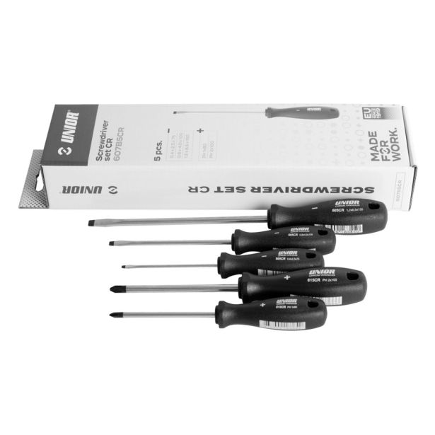 GARNITURA IZVIJAČEV UNIOR 5 DELNA V KARTONU ART. 607B5CR