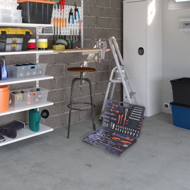 GARNITURA ORODJA DEXTER 108-DELNA V KOVČKU