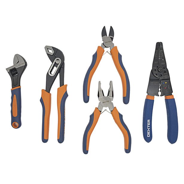 GARNITURA ORODJA DEXTER 108-DELNA V KOVČKU