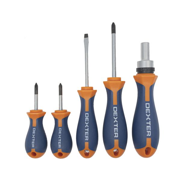 GARNITURA ORODJA DEXTER 108-DELNA V KOVČKU