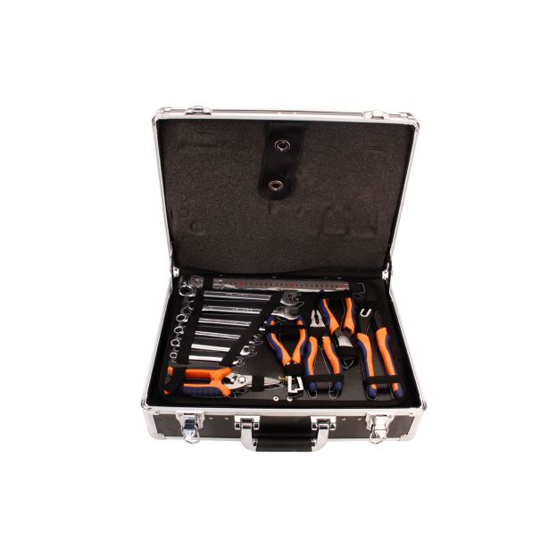 GARNITURA ORODJA DEXTER 130-DELNA V KOVČKU ALU/KOMPOZIT