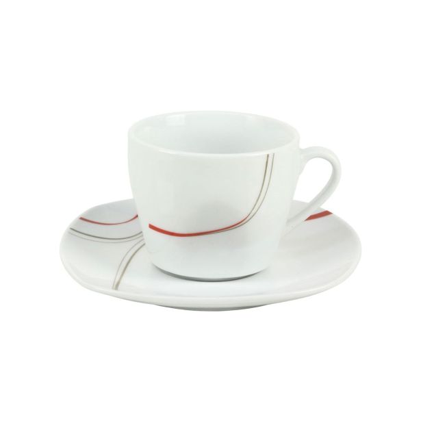 GARNITURA SKODELIC ALPEKS 6 DELNA 003HT RDEČE ČRTICE