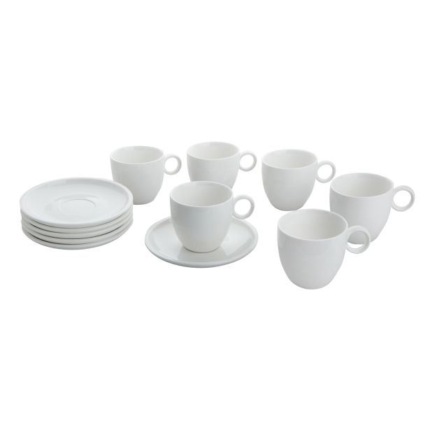 GARNITURA SKODELIC ALPEKS 6 DELNA BELA KAVA HJ1374