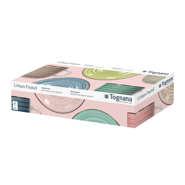 SET SKODELIC IN LONČKOV TOGNANA 6 DELNI URBAN PASTEL 220 ML