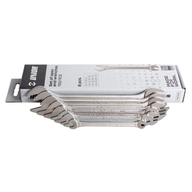 GARNITURA VILIČASTIH KLJUČEV UNIOR V KARTONU 6 - 22 MM/8-DELNA ART. 110/1CS (602844)