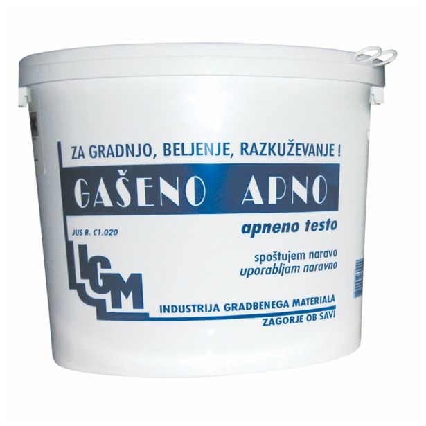 GAŠENO APNO IGM ZAGORJE PE VEDRO 14 KG 27 KOS/PALETA
