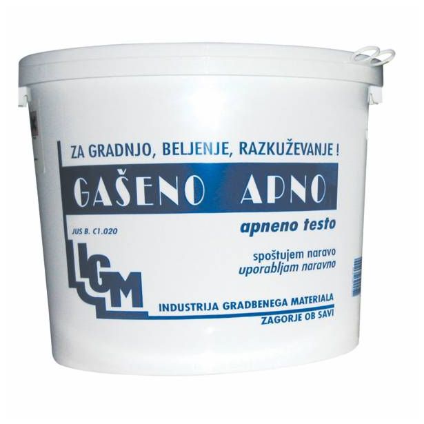 GAŠENO APNO IGM ZAGORJE PE VEDRO 23 KG 16 KOS/PALETA