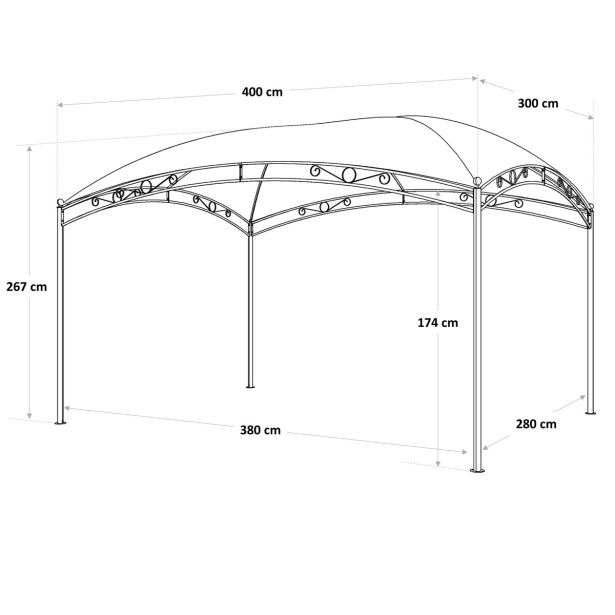 PAVILJON NATERIAL OCCO 300X400 BEL