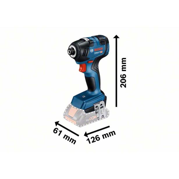 AKUMULAT. UDARNI VIJAČNIK BOSCH PROFESSIONAL GDR 18V-200