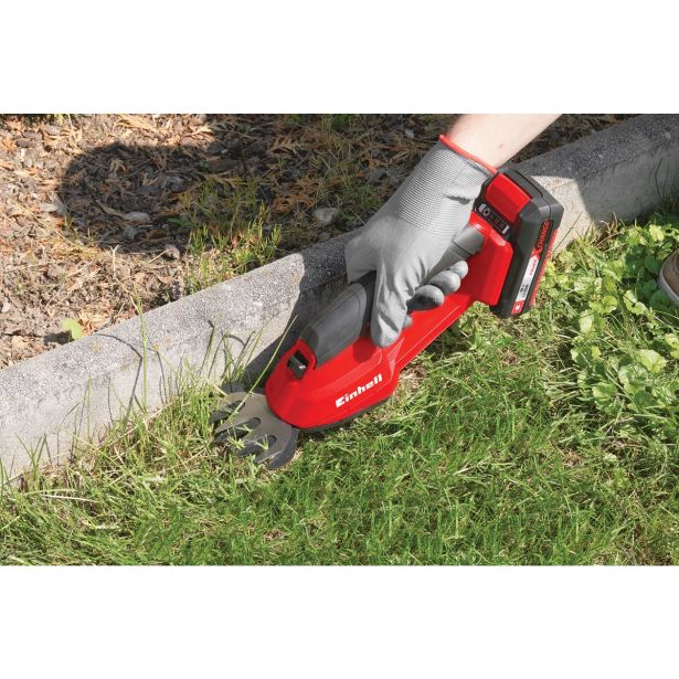 AKUMULATORSKE ŠKARJE ZA ŽIVO MEJO EINHELL GE-CG 18 LI SOLO BREZ BATERIJE IN POLNILNIKA