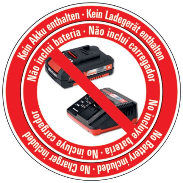 AKUMULATORSKE ŠKARJE ZA ŽIVO MEJO EINHELL GE-CG 18 LI SOLO BREZ BATERIJE IN POLNILNIKA