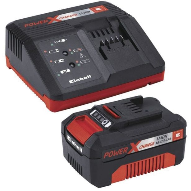 AKUMULATOR. VERIŽNA ŽAGA EINHELL GE-LC 18/25 LI KIT (1X3.0 AH)