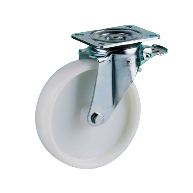 GIBLJIVO KOLO Z ZAVORO LIV-KOLESA 160 MM PA OJ 2-063-32 D DRSNI LEŽAJ-B