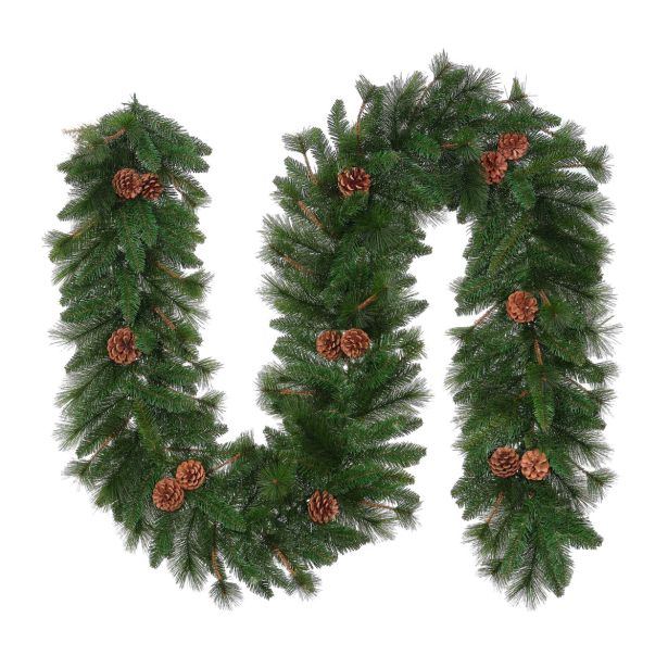 GIRLANDA 2.7M, ZELENA S STORŽI NORTHERN SPRUCE