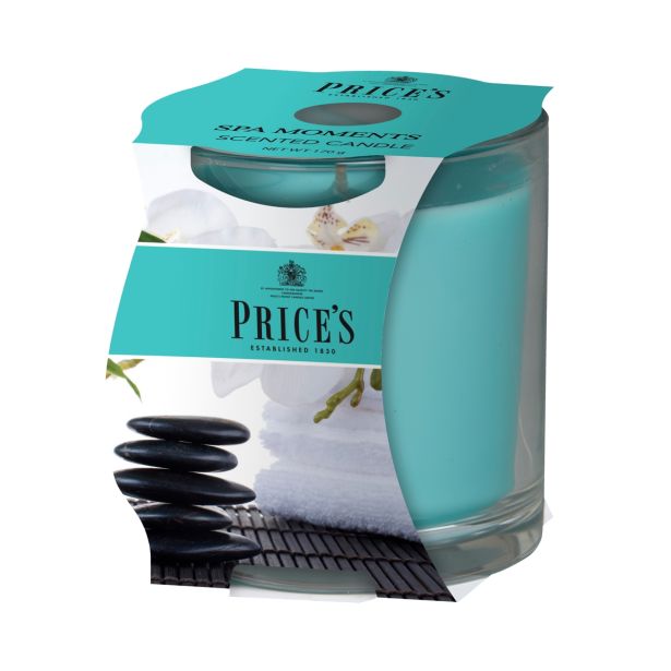 SVEČA V KOZARCU PRICES SPA MOMENTS