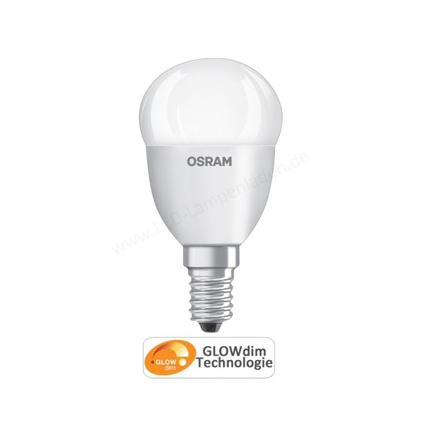 LED ŽARNICA E14 OSRAM GLOW DIM CLP40 6W/827 220-240V BUČKA MAT BL/1