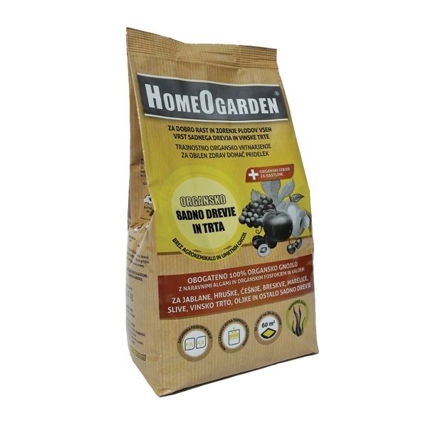 GNOJILO HOMEOGARDEN ORGANSKO SADNO DREVJE IN TRTA 2.5KG