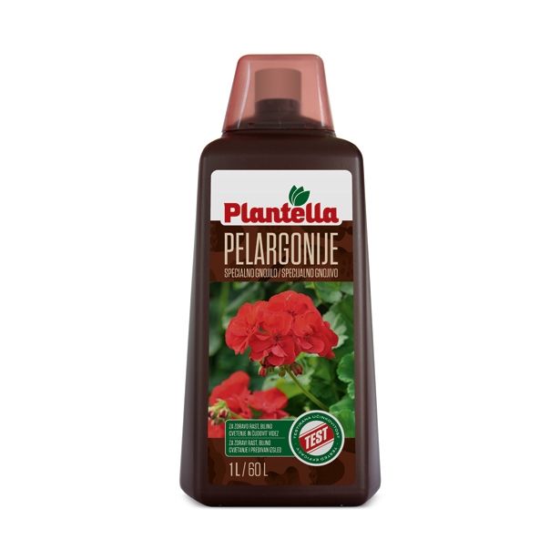 GNOJILO ZA OKR. RASTLINE PLANTELLA SPECIALNO ZA PELARGONIJE 1 L