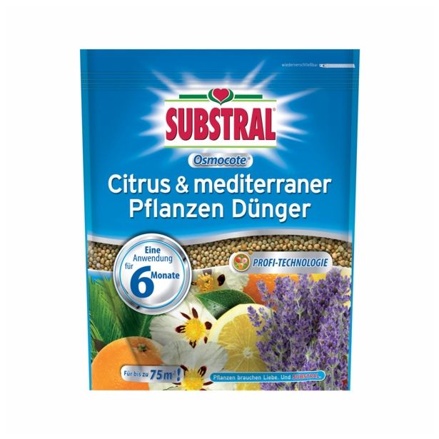 GNOJILO ZA CITRUSE IN MEDITERANSKE RASTLIE OSMOCOTE SUBSTRAL 1,5 KG