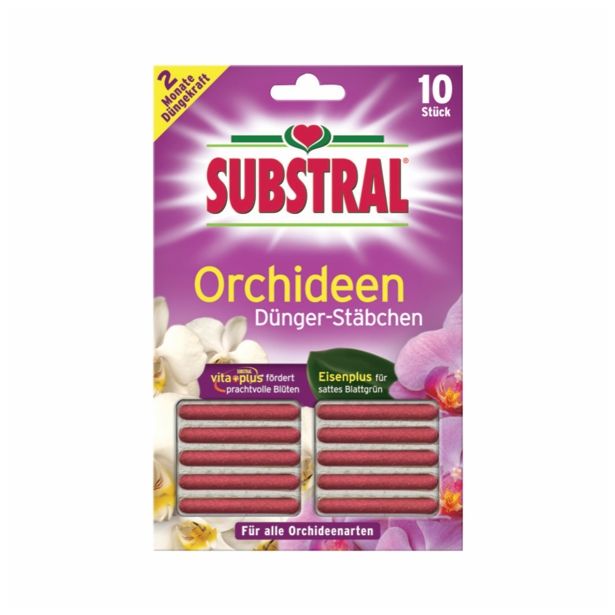 PALČKE GNOJILNE ZA ORHIDEJE SUBSTRAL 10 KOM.