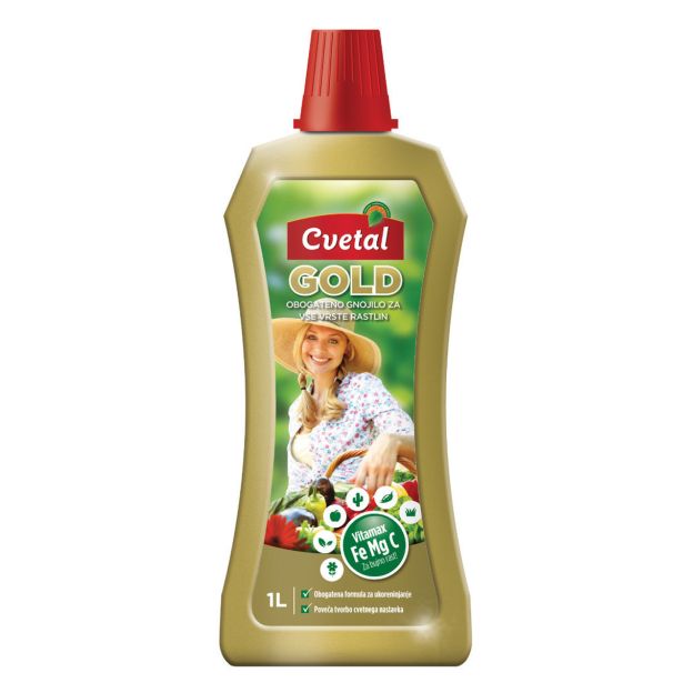 GNOJILO ZA OKR. RASTLINE CVETAL GOLD 1L