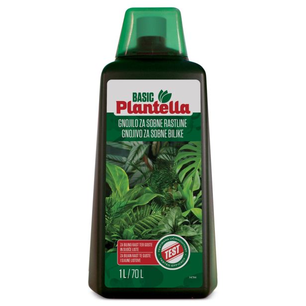 GNOJILO ZA OKR. RASTLINE PLANTELLA BASIC TEKOČE ZA SOBNE RASTLINE 1 L