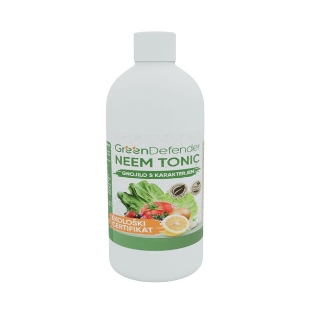 GNOJILO ZA PRIDELAVO GREEN DEFENDER NEEM TONIC 500 ML LISTNO ORGANSKO GNOJILO