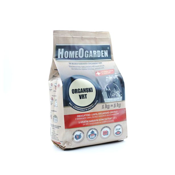 GNOJILO ZA PRIDELAVO HOMEOGARDEN ORGANSKI VRT 1 KG