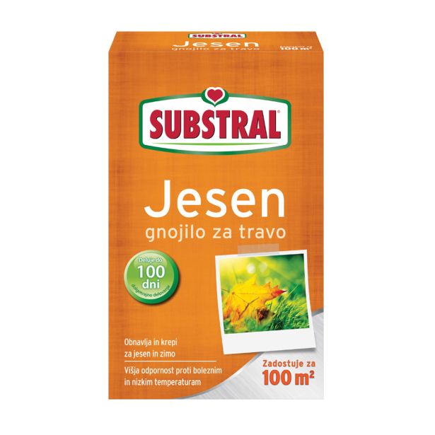 GNOJILO ZA TRAVO "JESEN" Z DOLOGTRAJNIM DELOVANJEM SUBSTRAL 2 KG