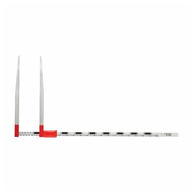 GOZDARSKE MERILNE KLEŠČE TOVARNA MERIL KOVINE 100 CM ALUMINIJASTA