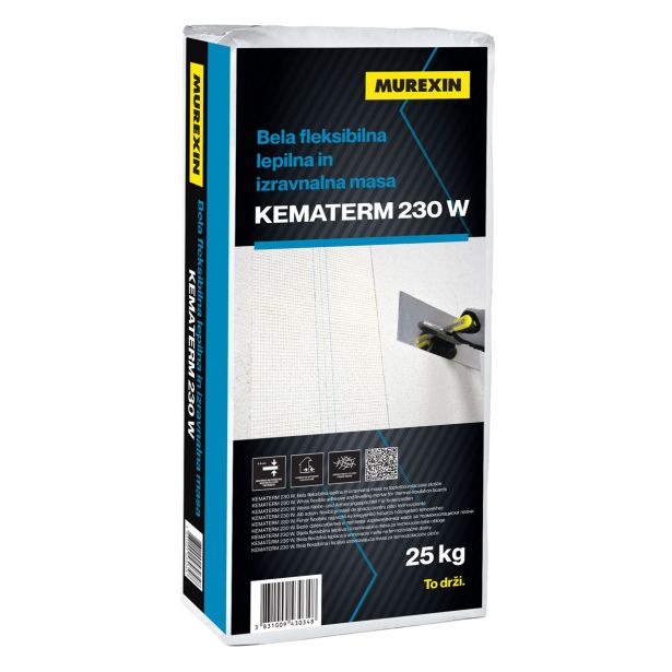 GRADBENO LEPILO MUREXIN KEMATERM 230 W BEL 25KG - FASADNO LEPILO